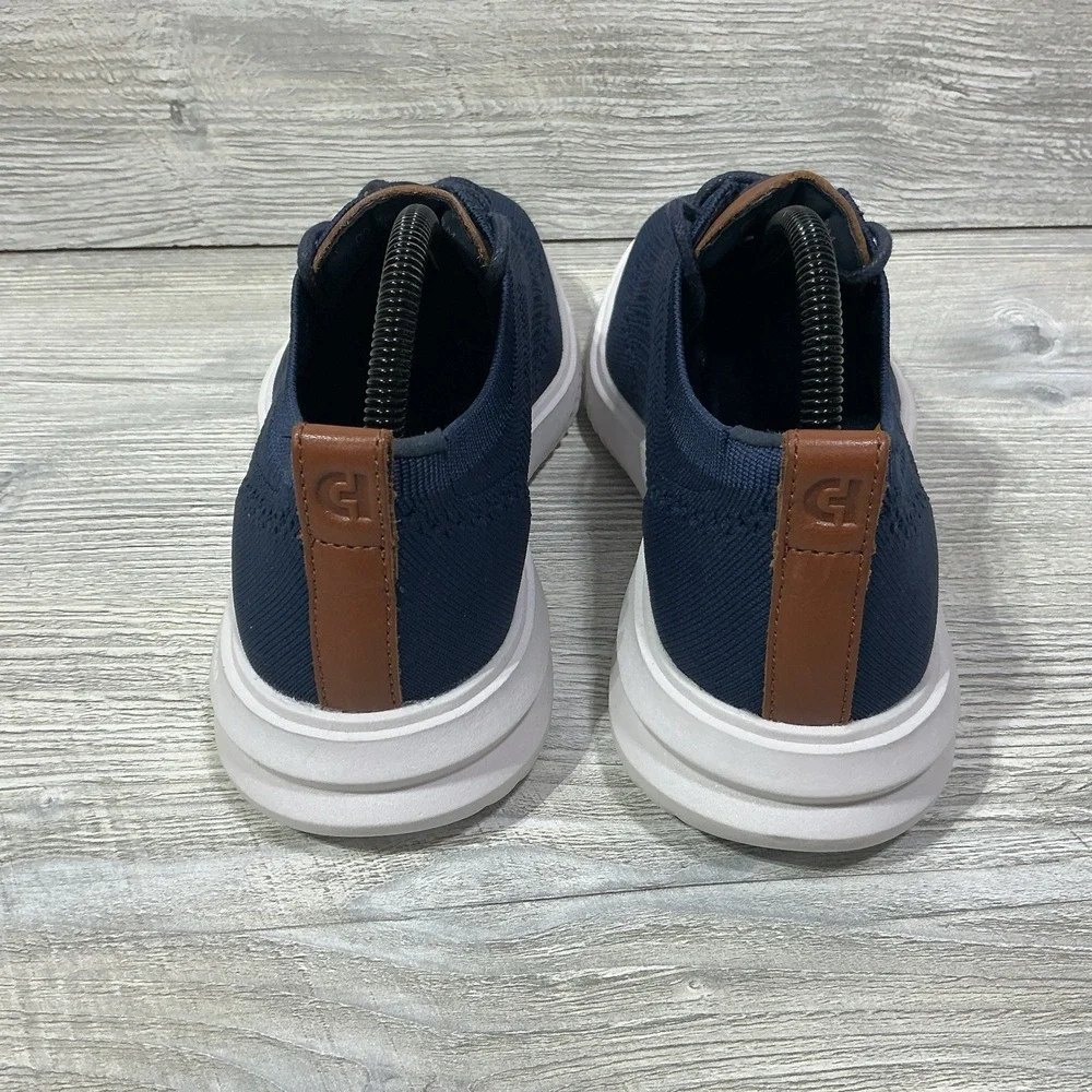 Cole Haan Grand Stitchlite Wing Ox Blue Knit Lace-Up Sneaker Men's US 8 M C37369